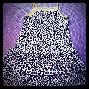 Leopard rainbow dress
